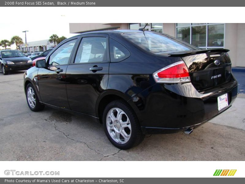 Black / Medium Stone 2008 Ford Focus SES Sedan