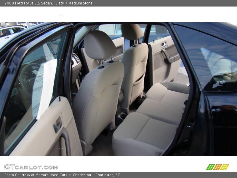 Black / Medium Stone 2008 Ford Focus SES Sedan