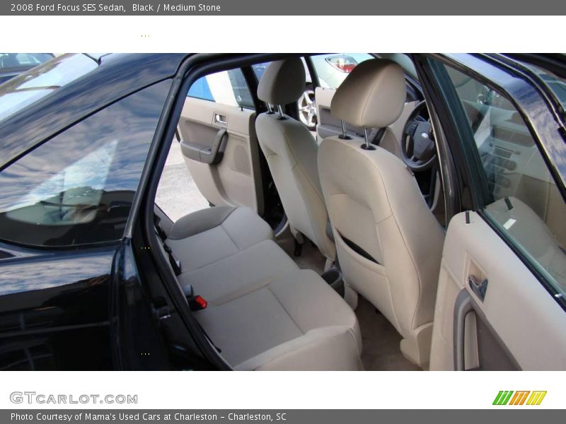 Black / Medium Stone 2008 Ford Focus SES Sedan