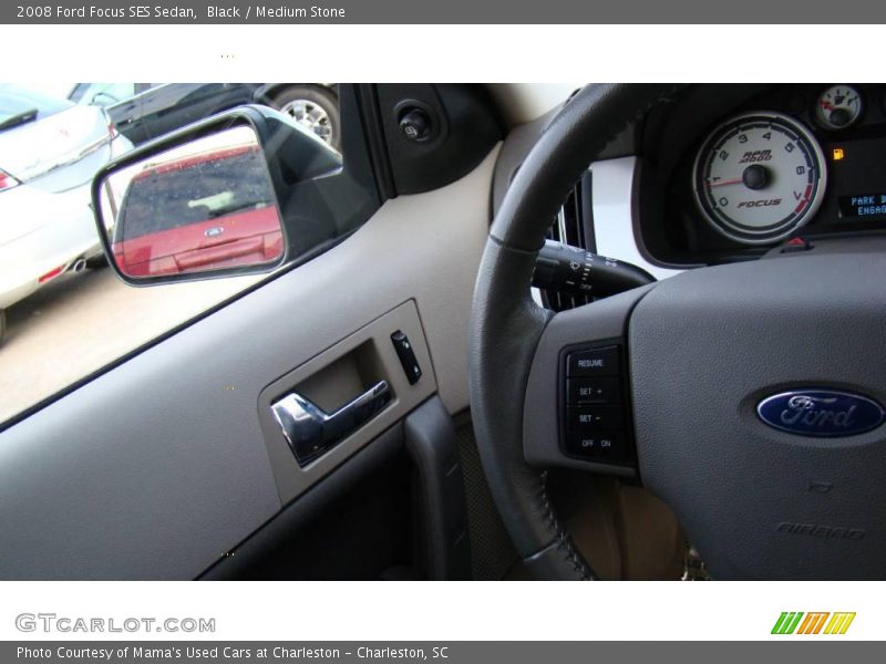Black / Medium Stone 2008 Ford Focus SES Sedan