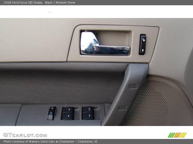 Black / Medium Stone 2008 Ford Focus SES Sedan