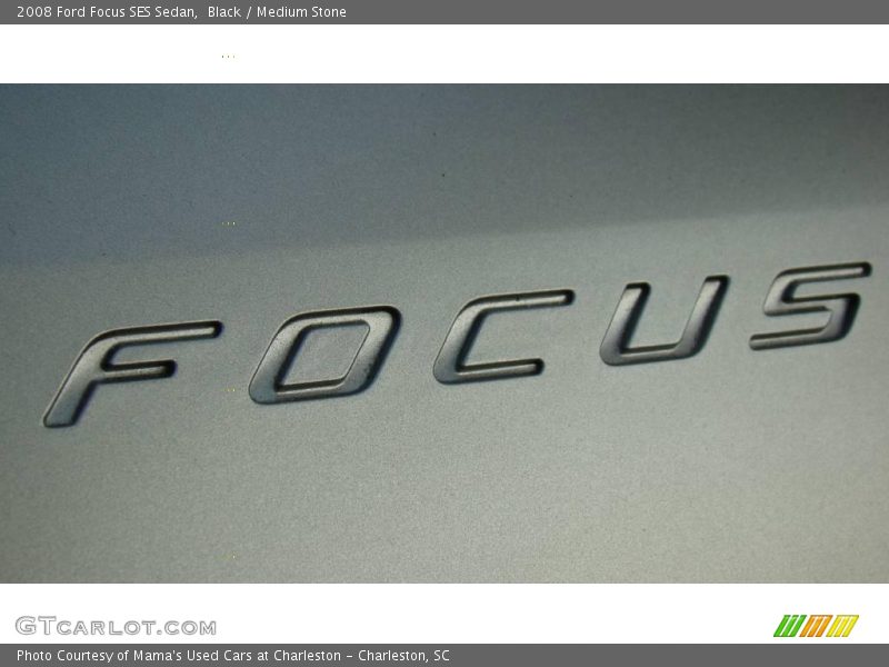 Black / Medium Stone 2008 Ford Focus SES Sedan