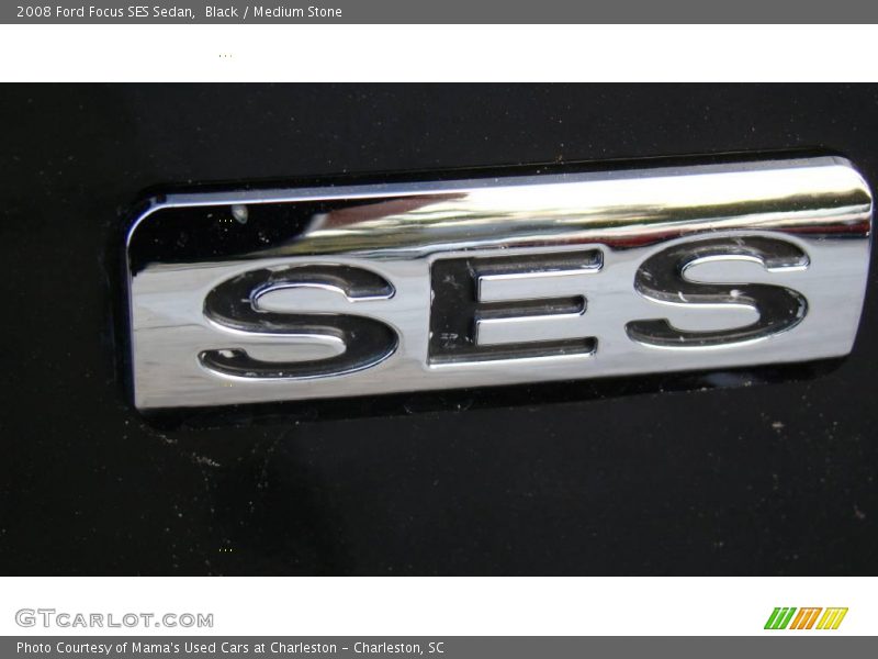 Black / Medium Stone 2008 Ford Focus SES Sedan
