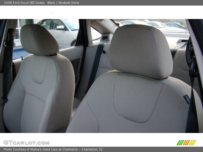 Black / Medium Stone 2008 Ford Focus SES Sedan