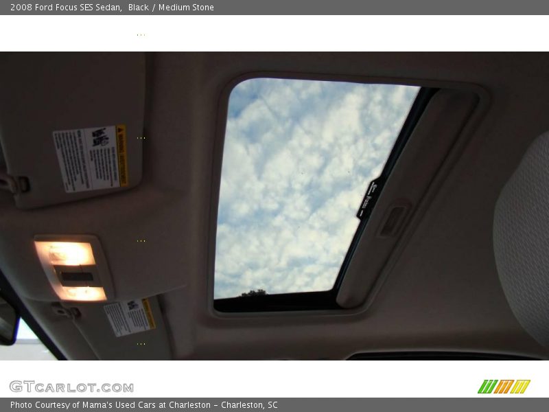 Black / Medium Stone 2008 Ford Focus SES Sedan