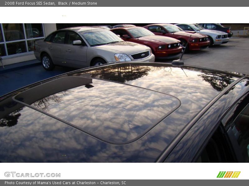 Black / Medium Stone 2008 Ford Focus SES Sedan