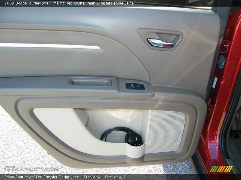 Inferno Red Crystal Pearl / Pastel Pebble Beige 2009 Dodge Journey SXT