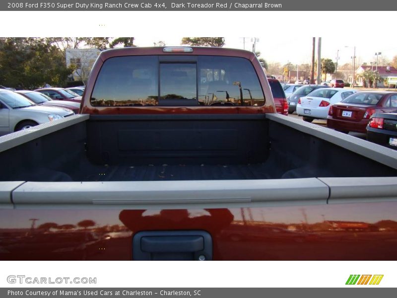 Dark Toreador Red / Chaparral Brown 2008 Ford F350 Super Duty King Ranch Crew Cab 4x4