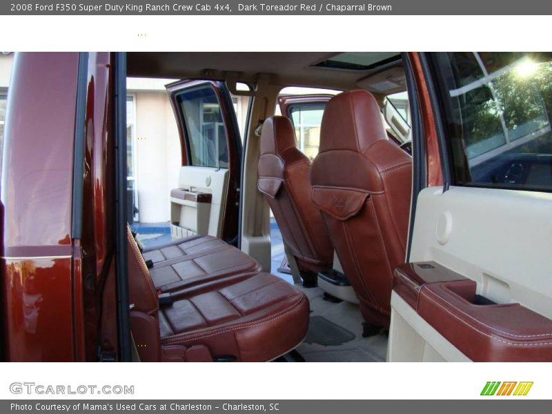 Dark Toreador Red / Chaparral Brown 2008 Ford F350 Super Duty King Ranch Crew Cab 4x4