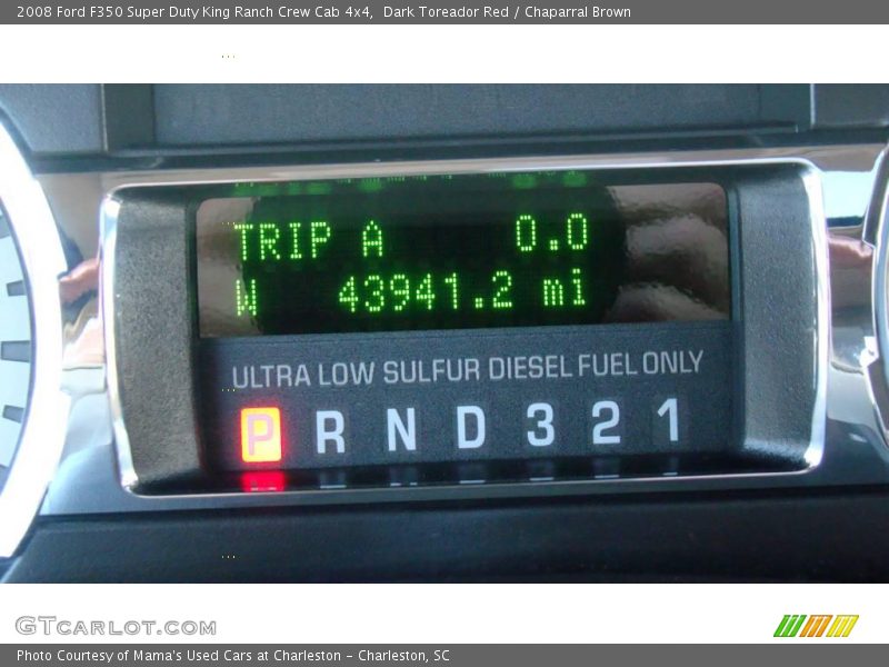 Dark Toreador Red / Chaparral Brown 2008 Ford F350 Super Duty King Ranch Crew Cab 4x4