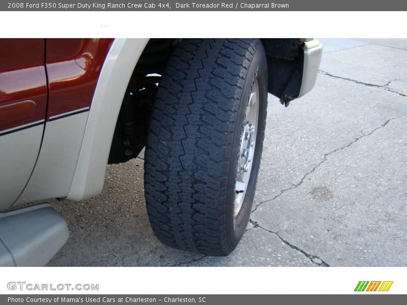 Dark Toreador Red / Chaparral Brown 2008 Ford F350 Super Duty King Ranch Crew Cab 4x4