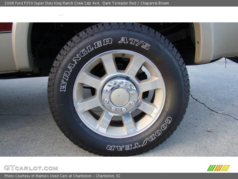 Dark Toreador Red / Chaparral Brown 2008 Ford F350 Super Duty King Ranch Crew Cab 4x4