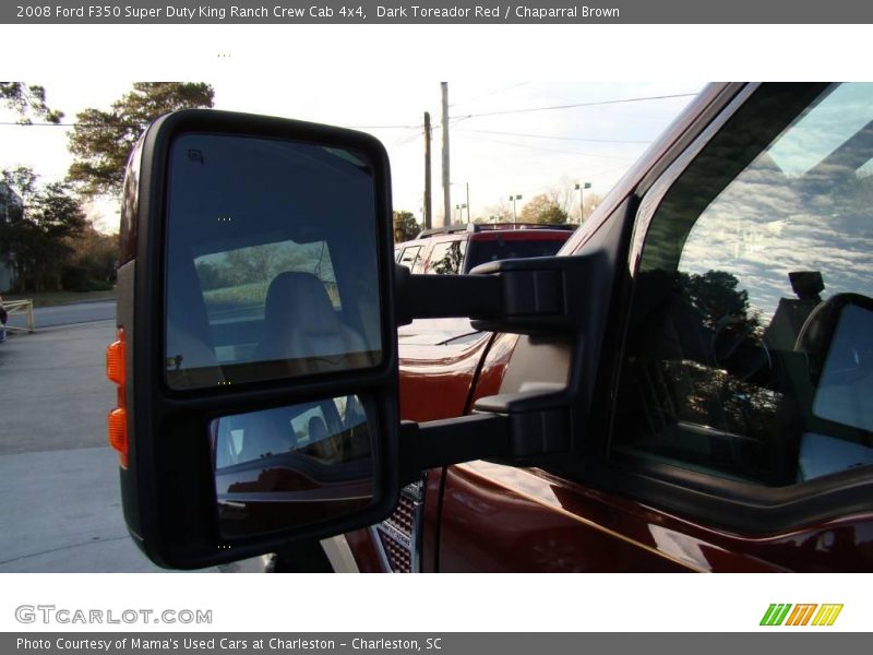 Dark Toreador Red / Chaparral Brown 2008 Ford F350 Super Duty King Ranch Crew Cab 4x4