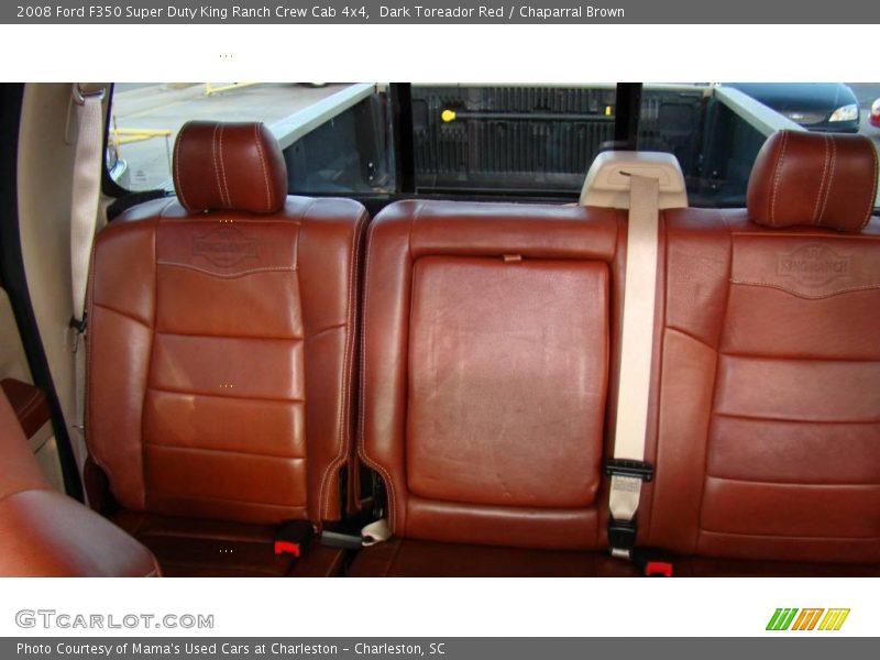 Dark Toreador Red / Chaparral Brown 2008 Ford F350 Super Duty King Ranch Crew Cab 4x4