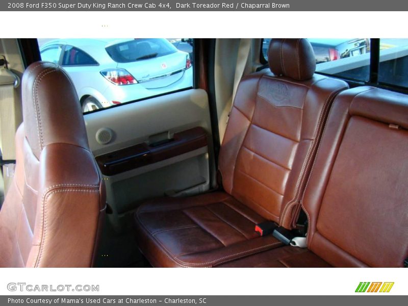 Dark Toreador Red / Chaparral Brown 2008 Ford F350 Super Duty King Ranch Crew Cab 4x4