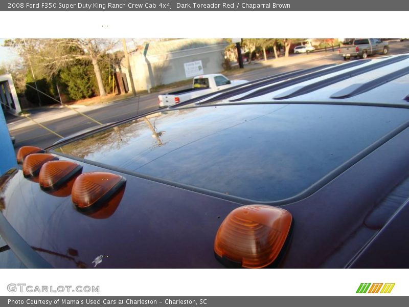 Dark Toreador Red / Chaparral Brown 2008 Ford F350 Super Duty King Ranch Crew Cab 4x4