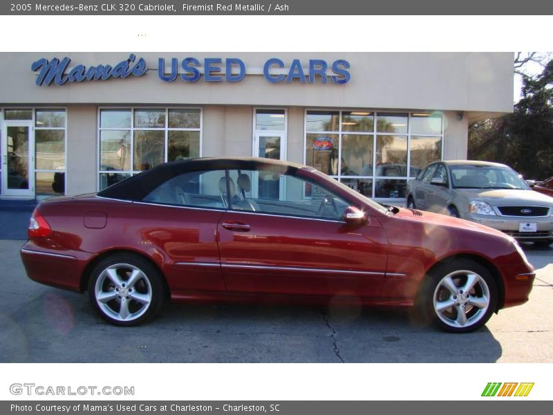 Firemist Red Metallic / Ash 2005 Mercedes-Benz CLK 320 Cabriolet