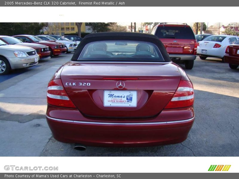 Firemist Red Metallic / Ash 2005 Mercedes-Benz CLK 320 Cabriolet