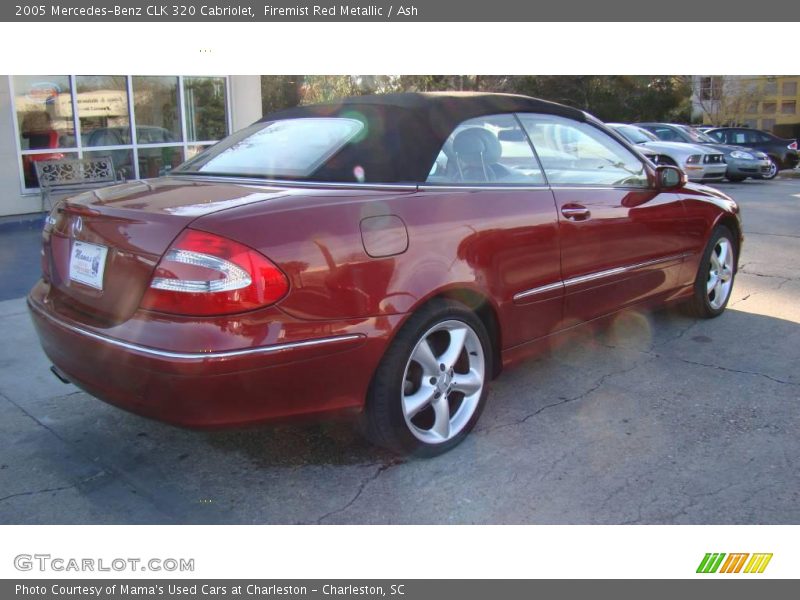 Firemist Red Metallic / Ash 2005 Mercedes-Benz CLK 320 Cabriolet