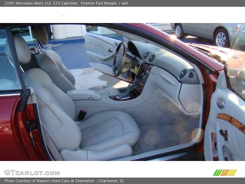 Firemist Red Metallic / Ash 2005 Mercedes-Benz CLK 320 Cabriolet
