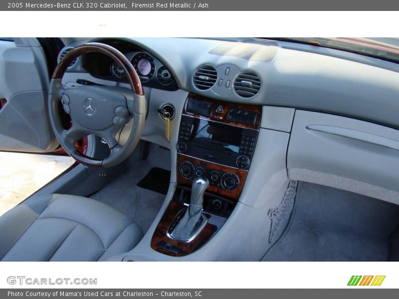 Firemist Red Metallic / Ash 2005 Mercedes-Benz CLK 320 Cabriolet
