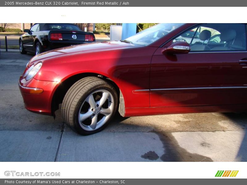 Firemist Red Metallic / Ash 2005 Mercedes-Benz CLK 320 Cabriolet