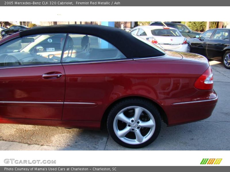 Firemist Red Metallic / Ash 2005 Mercedes-Benz CLK 320 Cabriolet