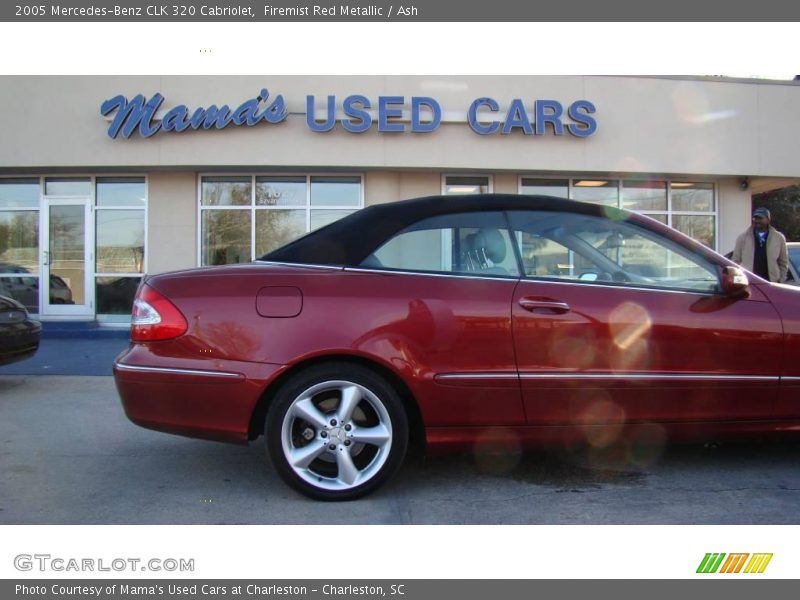 Firemist Red Metallic / Ash 2005 Mercedes-Benz CLK 320 Cabriolet