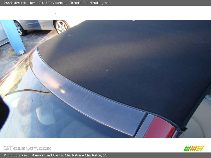 Firemist Red Metallic / Ash 2005 Mercedes-Benz CLK 320 Cabriolet