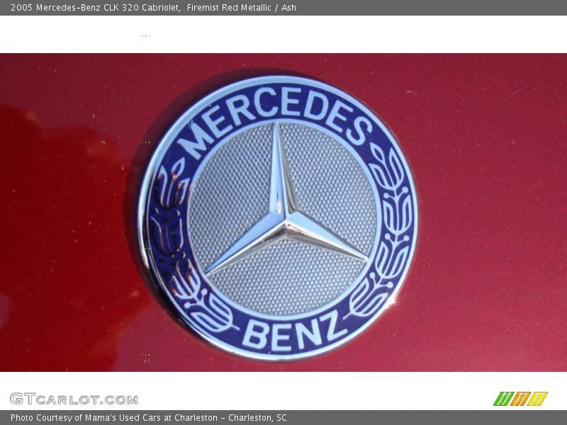 Firemist Red Metallic / Ash 2005 Mercedes-Benz CLK 320 Cabriolet