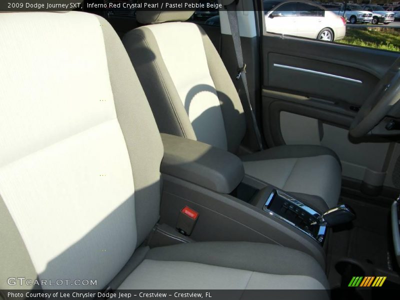 Inferno Red Crystal Pearl / Pastel Pebble Beige 2009 Dodge Journey SXT