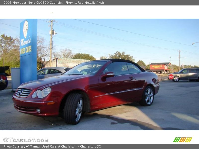 Firemist Red Metallic / Ash 2005 Mercedes-Benz CLK 320 Cabriolet