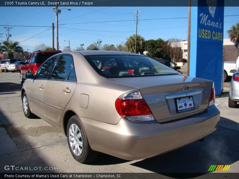 Desert Sand Mica / Taupe 2005 Toyota Camry LE