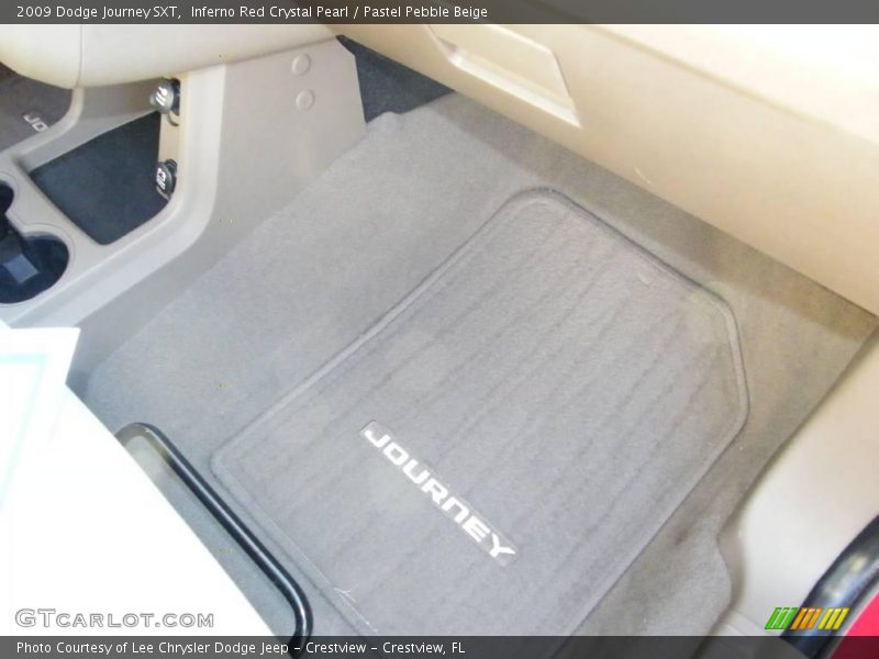 Inferno Red Crystal Pearl / Pastel Pebble Beige 2009 Dodge Journey SXT