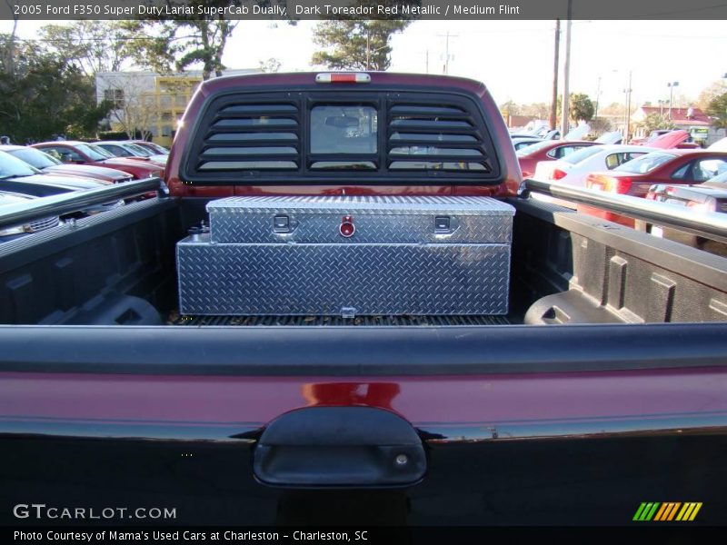 Dark Toreador Red Metallic / Medium Flint 2005 Ford F350 Super Duty Lariat SuperCab Dually