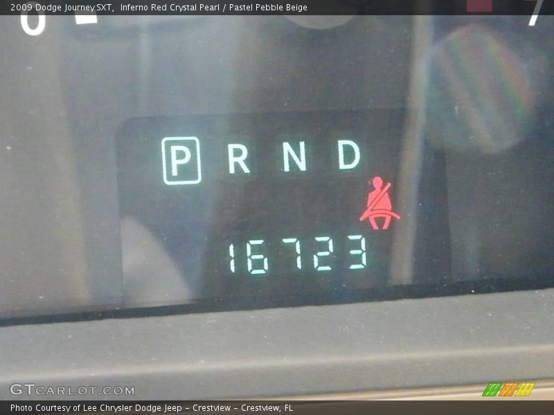 Inferno Red Crystal Pearl / Pastel Pebble Beige 2009 Dodge Journey SXT