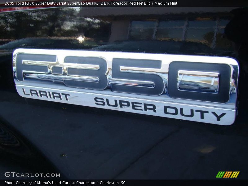 Dark Toreador Red Metallic / Medium Flint 2005 Ford F350 Super Duty Lariat SuperCab Dually