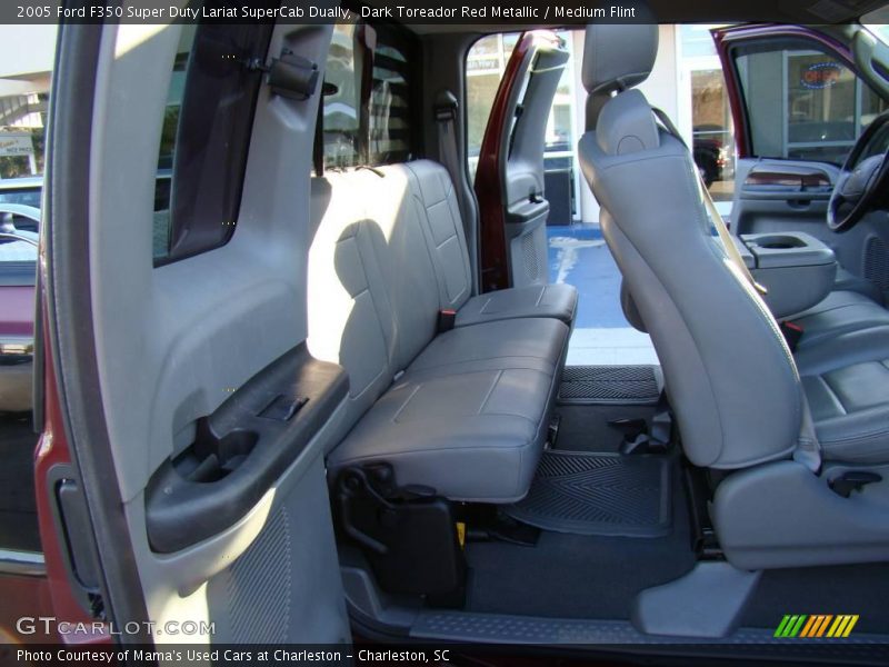 Dark Toreador Red Metallic / Medium Flint 2005 Ford F350 Super Duty Lariat SuperCab Dually