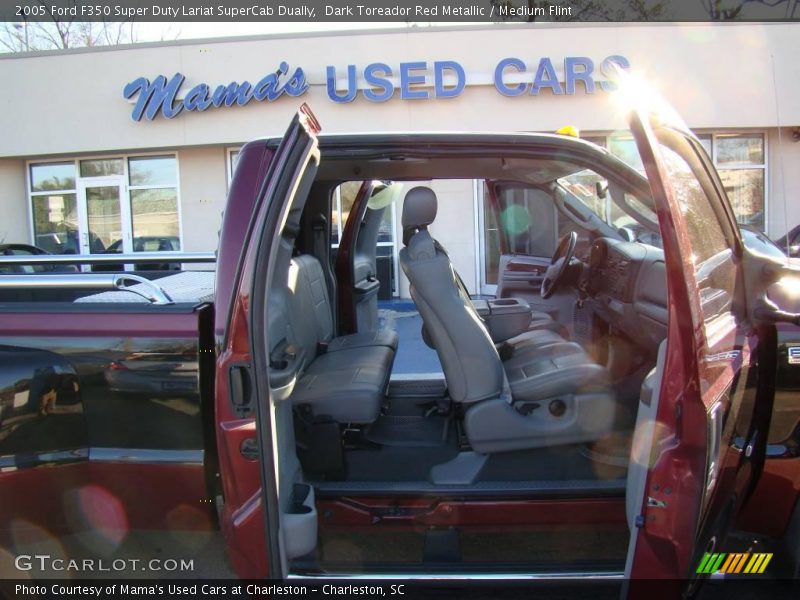 Dark Toreador Red Metallic / Medium Flint 2005 Ford F350 Super Duty Lariat SuperCab Dually
