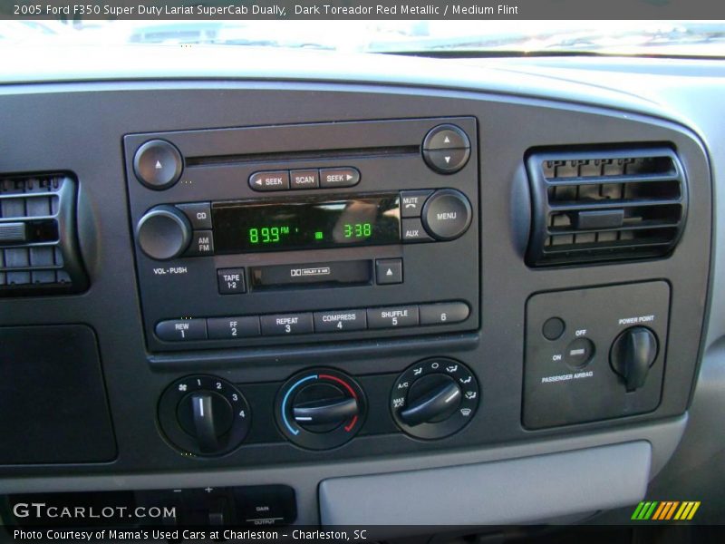 Dark Toreador Red Metallic / Medium Flint 2005 Ford F350 Super Duty Lariat SuperCab Dually