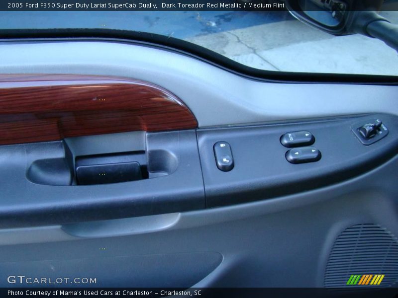 Dark Toreador Red Metallic / Medium Flint 2005 Ford F350 Super Duty Lariat SuperCab Dually