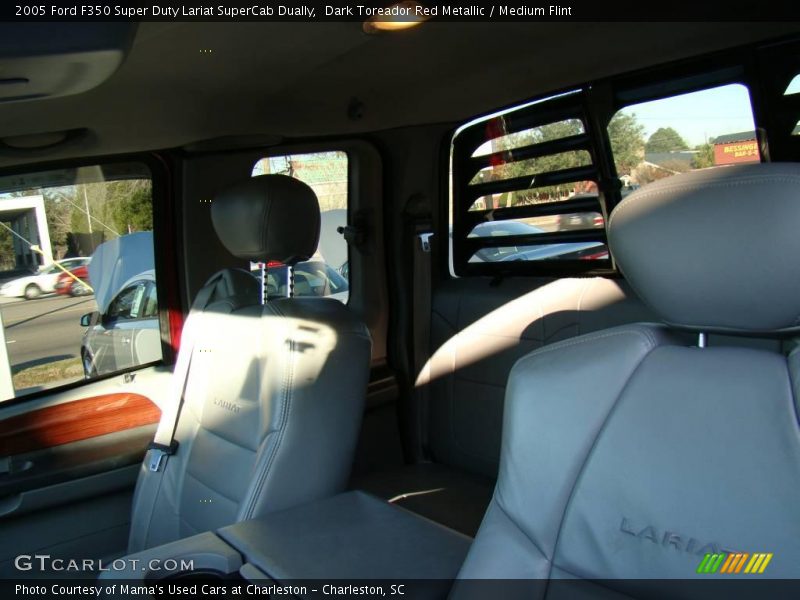 Dark Toreador Red Metallic / Medium Flint 2005 Ford F350 Super Duty Lariat SuperCab Dually
