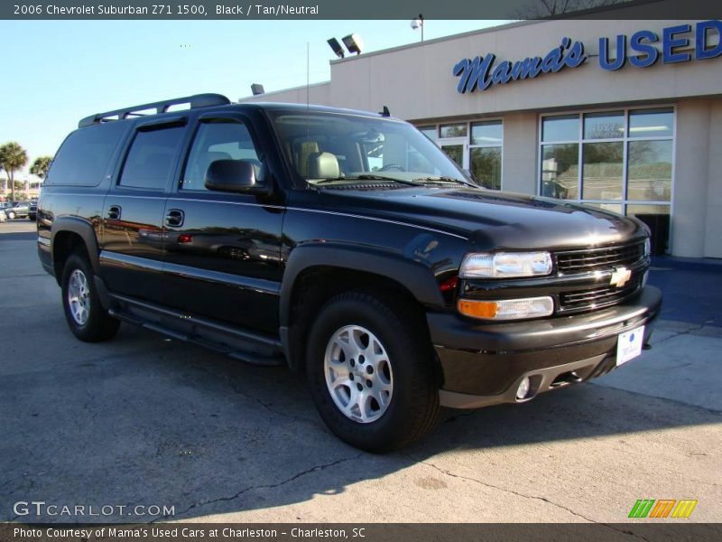 Black / Tan/Neutral 2006 Chevrolet Suburban Z71 1500