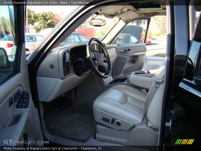 Black / Tan/Neutral 2006 Chevrolet Suburban Z71 1500