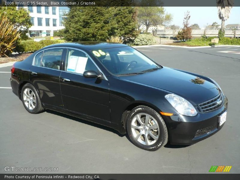 Black Obsidian / Graphite 2006 Infiniti G 35 Sedan