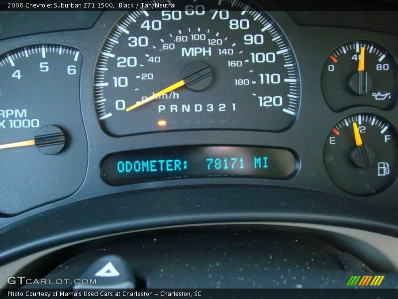 Black / Tan/Neutral 2006 Chevrolet Suburban Z71 1500