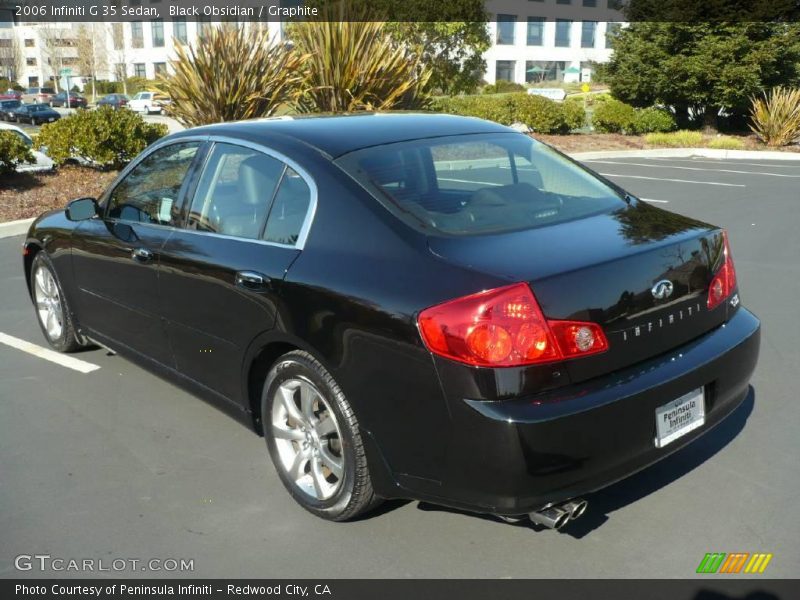 Black Obsidian / Graphite 2006 Infiniti G 35 Sedan