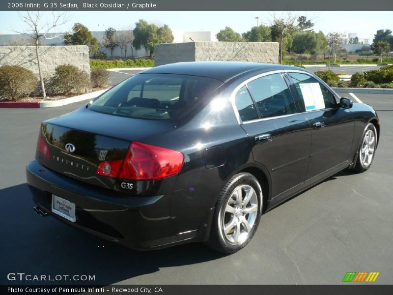 Black Obsidian / Graphite 2006 Infiniti G 35 Sedan
