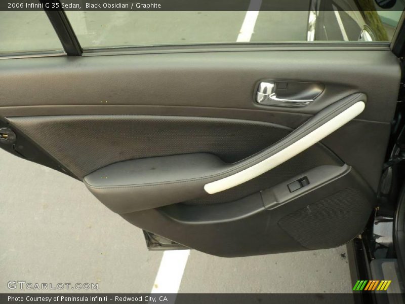Black Obsidian / Graphite 2006 Infiniti G 35 Sedan