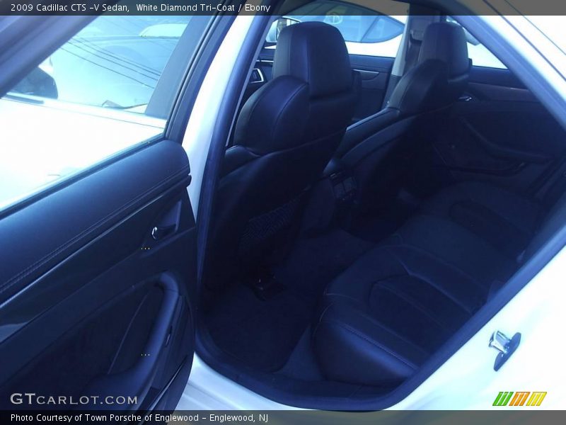 White Diamond Tri-Coat / Ebony 2009 Cadillac CTS -V Sedan